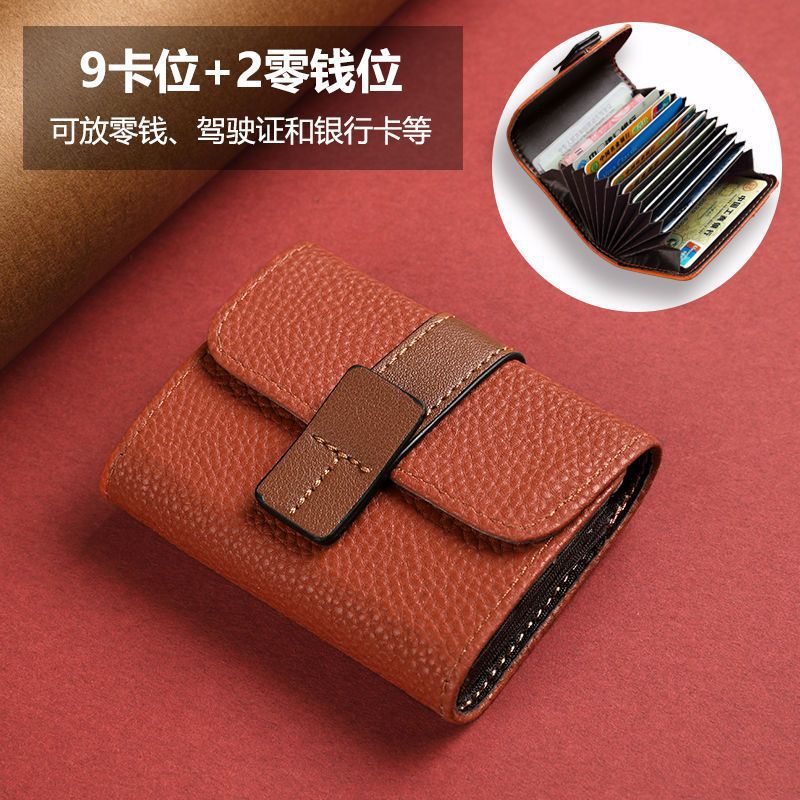 Wholesale Simple Buckle Multi-Card Slot Bank Card Holder Wallet
